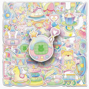 INS人気★手帳DIY  粘着シール　ステッカー★スマホケース★貼り付け　50枚入り