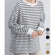 【日本倉庫即納】 ボーダーtシャツ レディース 長袖ロンT