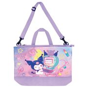 レッスンバッグ ファスナー 2way トートバッグ クロミ デコレーション SBF538【小ロット販