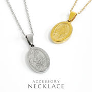 ▼MAGGIO▼マリアメダイステンレスネックレス