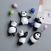 5色 バルーン  パンダ 冷蔵庫マグネット マグネット   磁石  パンダ雑貨