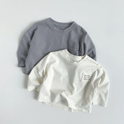 2026春※Tシャツ ベビー 無地 コットン トップス 男女兼用