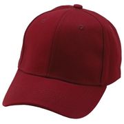 コットンツイルキャップ ワインレッド 52675