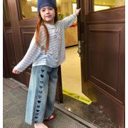 2026春秋新作 韓国風子供服 キッズ服 ベビー服 女の子 デニムパンツ ズボン ジーンズ 90~150CM