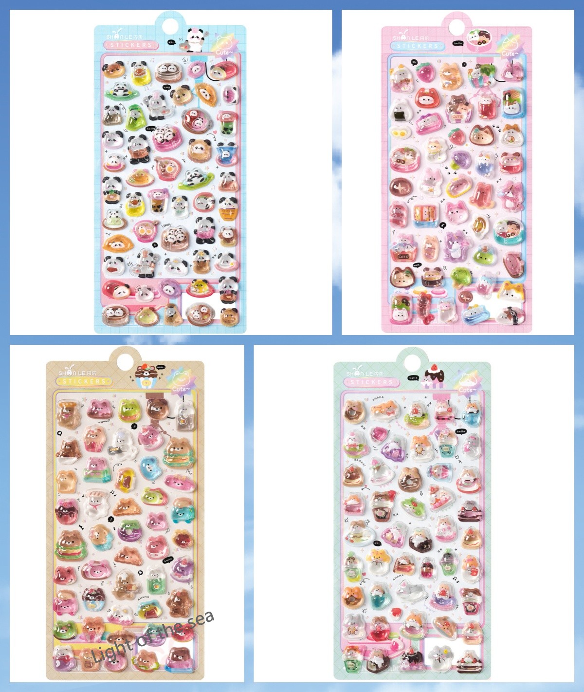 即納！！DIY用 手帳用 貼り付け スマホケース シール 可愛い 立体  装飾用 手芸用品