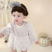 2026新作 韓国風 子供服  ベビー服  キッズ 女の子  長袖  連体服  66cm-90cm