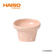 『HARIO』猫専用フードボウル　にゃんプレ・トール サーモンピンク　PTS-NYT-SP （ハリオ）