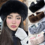 ヘアバンド フェイクファー 幅広 ふわふわ 防寒 耳あて 秋冬 ゴージャス