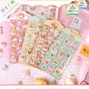 熊 ウサギ 3Dシール 手帳用・創意ステッカー DIY 立体キャラクターシール 粘着シール 贈り物 子供