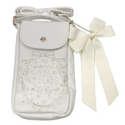 サンリオ ショルダーポシェット スマホポーチ 箔押し リボン付き ガーリー ハローキティ【小ロット販