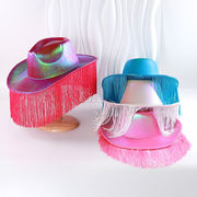 カーニバルパーティーまばゆい蛍光タッセルボーイハットD00006