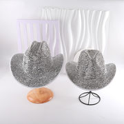 パーティースパークリングラインストーンカウボーイハットD00005