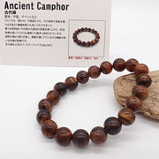 【世界銘木】　ブレス　古代樟 世界銘木協会の証明書カード 付き
