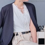 【2026新作商品♪】パールボタンレースニットタンクトップ