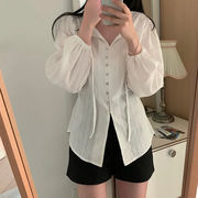 ブラウス　レディース　デザイン　韓国ファッション　INS