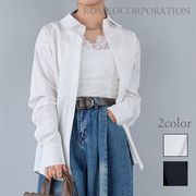 【2026新作商品♪】レギュラーカラーシャツ&レースノースリーブ 2点セット