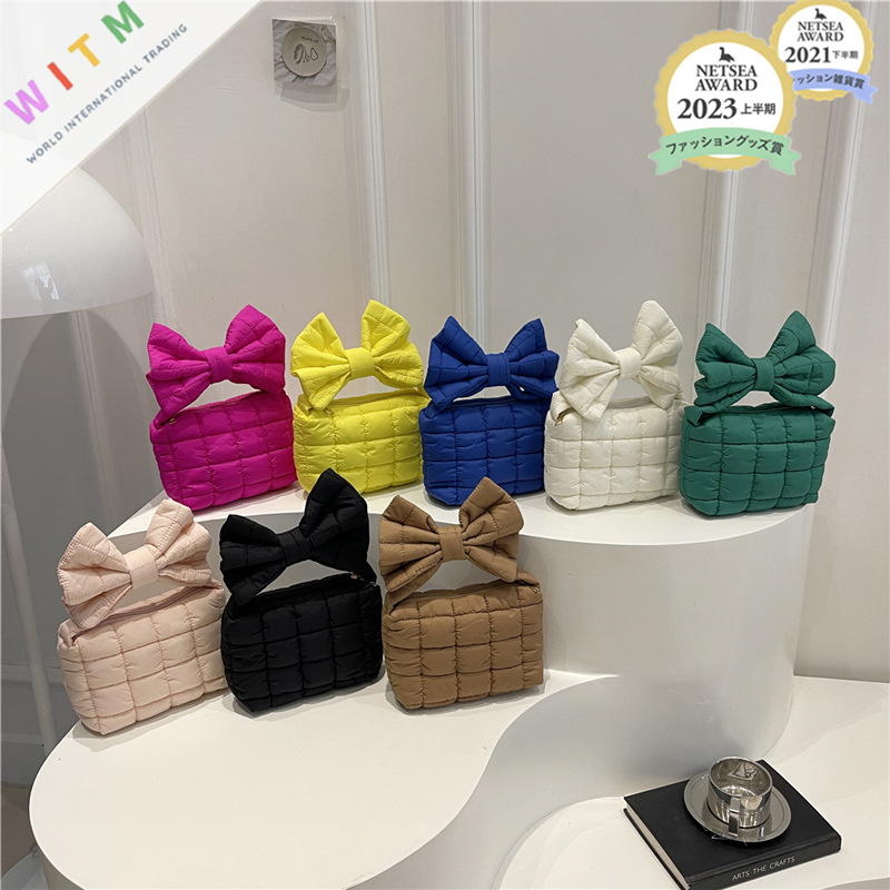 2026新作 リボンバッグ クッションバッグ ハンドバッグ レディース  オシャレ  可愛い