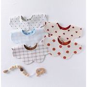 Ins 新作 よだれタオル 涎掛け 唾液タオル  食事 綿 エプロン 口拭き 保育園 出産祝い 14色