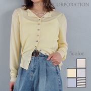 【2026新作商品♪】ラウンドネックニットカーディガン