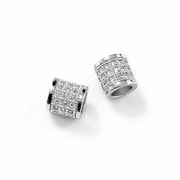 8*8mm スペーサーパーツ ロンデルパーツ シルバーカラー