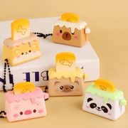 ins人気キーホルダー減圧おもちゃ PVC キーリング  ストレス解消触感いい ハンドメイド雑貨 撮影道具LF