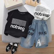 新作男の子Ｔシャツ トレーナー パンツ キッズショート セットアップ 子供服2点セットLF