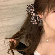 バンスクリップ　リボン　ヘアアクセサリー　韓国ファッション　かわいい