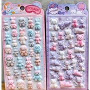 3Dシール 貼り付け  手芸DIY 手帳シール ステッカー  装飾シール 精美 ク   立体シール  3Dシール