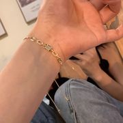 高粗利・小ロットOKキャッツアイブレスレットジルコン