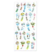 夏・夏いろ和風シール　風鈴　ST-641s