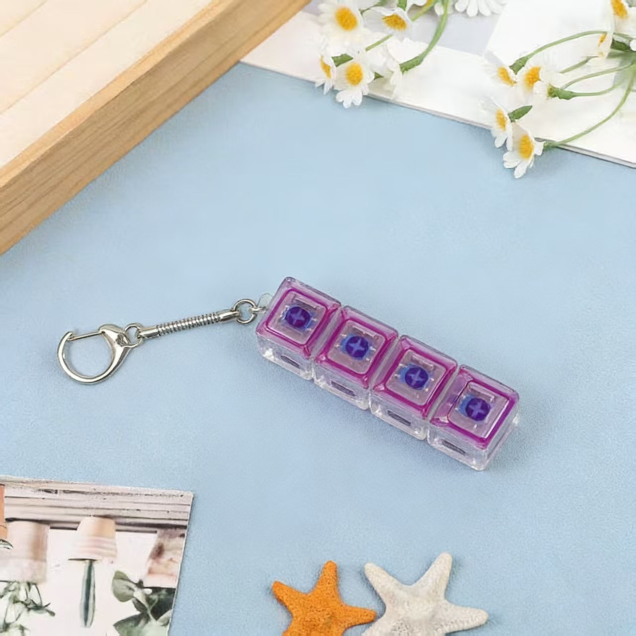 新入荷☆ファション小物 バッグチャーム 光るキーボードストラップ☆9 