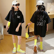 2026夏服※棉100 半袖Tシャツ ミドル丈 Tシャツ トップス 女の子