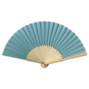 和紙扇子70型25間　あさぎ
