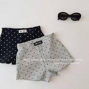 2026夏新作　子供服　キッズ　女の子　ショートスパッツ　伸縮性　2色　90~150cm　DC