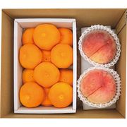 ハウスミカン・桃セット【直送品】［送料無料］（※出荷は7月中旬～）