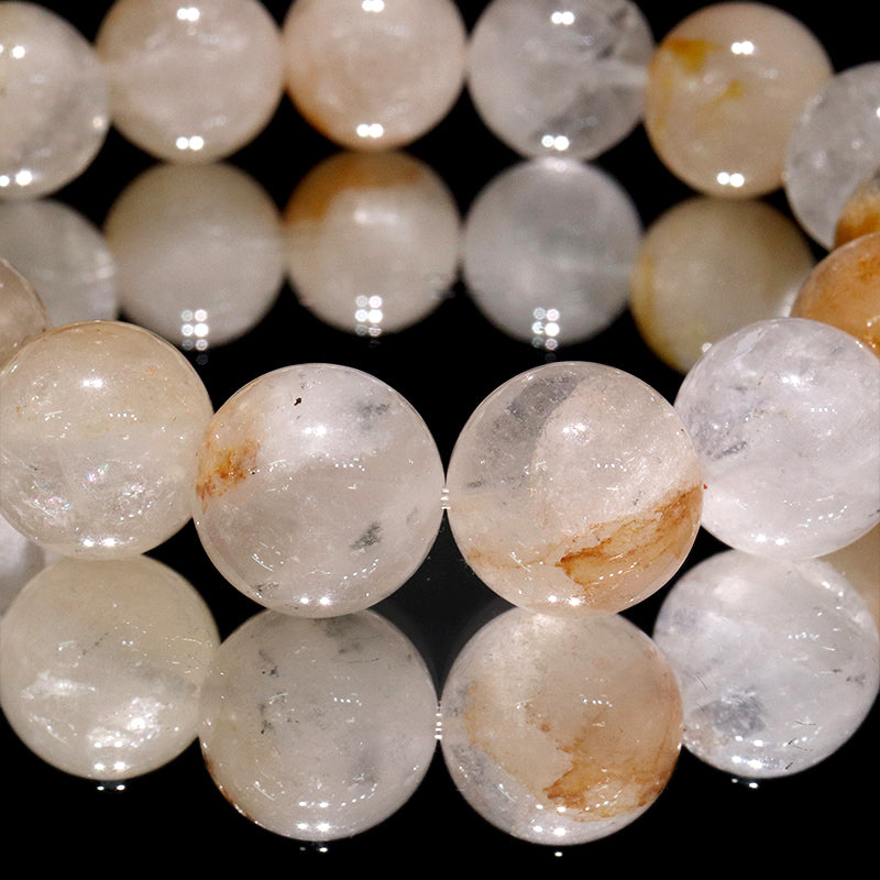 りん♪様　マニカラン水晶添石ご確認用ページ AAランク マニカラン水晶＜ヒマラヤ産＞ イエロー ブレス 丸 約14mm