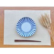 濃十草　三角5.0皿 16cm【美濃焼 小皿　取り皿 和食器 50皿】東海平野商事
