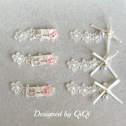 新入荷 蝶結び デコパーツ 生地 パッチ 刺繍アップリケDIY ヘアアクセサリーバッグ装飾 貼り付けパーツ