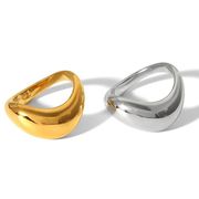 指輪 18K ステンレス リング  大人可愛いリング ステンレス 上品 ステンレス指輪 男女 超新作2026年5月