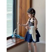【2026夏新作】韓国風子供服 ベビー服 キッズ キャミソール  トップス ノースリーブ 涼しい