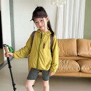 2026夏新作 韓国風子供服 キッズ服 ベビー服 男女兼用 アウター 日焼け止め UVカット 100~150CM 5色
