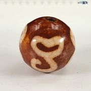天然石 パワーストーン 天珠 龍紋 バラ売り パーツ（高級龍紋 蓮花天珠(丸)16~16.9mm 1個）