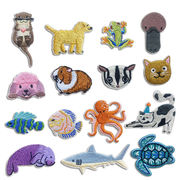 激安販売★芸DIY　アクセサリー　刺繍ワッペン　アイロンワッペン★