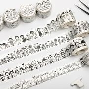 ★手帳素材　封口貼　粘着シール　ステッカーロール★
