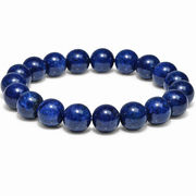 約10mm 神秘的な藍色 高品質リヒテライト《Richterite／リヒター閃石》天然石ブレスレット 南アフリカ