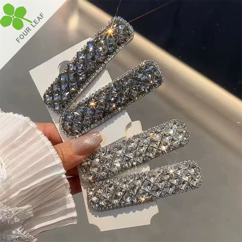 ヘアピン クリスタル付 ヘアクリップ 髪飾り ヘアアクセサリー 髪留め ファッション 可愛い