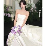 結婚式・司会者用ワンピース・花嫁ウェディングドレス・パーティードレス・披露宴/写真撮影  ロングドレス