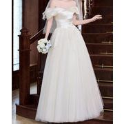 結婚式・司会者用ワンピース・花嫁ウェディングドレス・パーティードレス・披露宴/写真撮影  ロングドレス