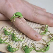 可愛い カエル リング 個性的 おもしろ ユニーク アクセサリー