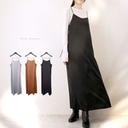 □SALE□マットサテン　キャミワンピース(32489)